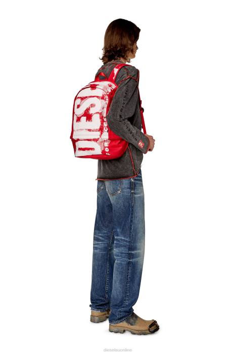 Diesel Men rave backpack x FLL0497 Accessory Red