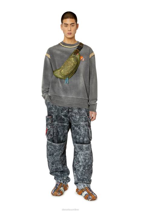 Diesel Men 1dr-pod crossbody FLL0485 Accessory Military Green