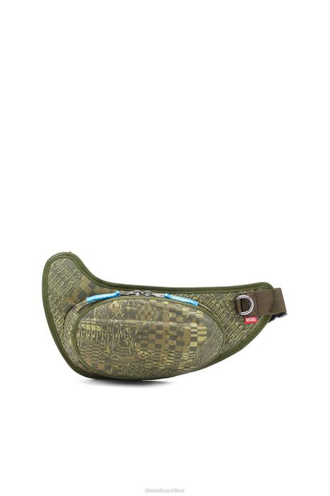 Diesel Men 1dr-pod crossbody FLL0485 Accessory Military Green