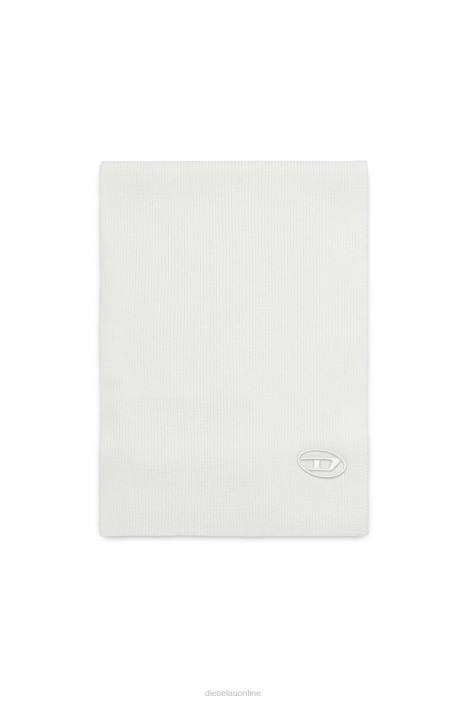 Diesel Men k-coder scarf FLL0624 Accessory White
