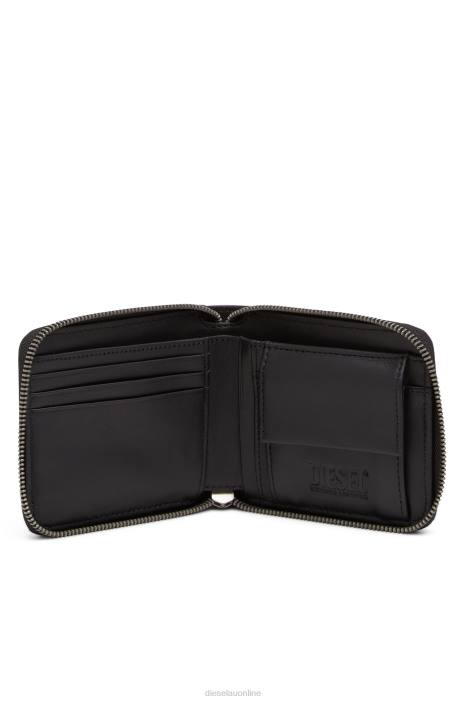 Diesel Men bi-fold coin zip xs FLL0565 Accessory Black/Green