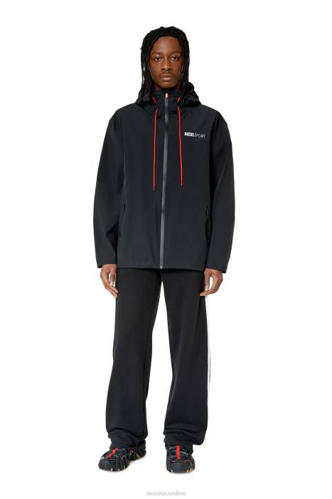 Diesel Men amwt-alan-wt38 FLL041 Apparel Black