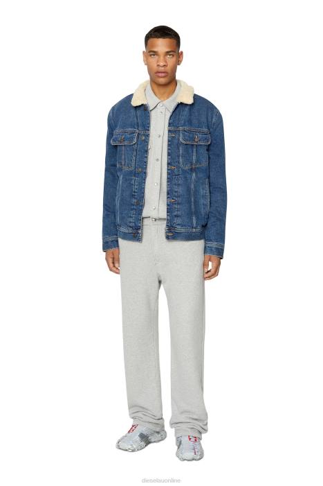 Diesel Men d-barcy-t FLL063 Apparel Medium blue