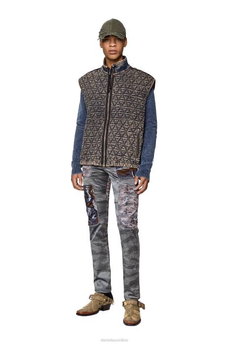 Diesel Men d-kur-fs FLL09 Apparel Blue