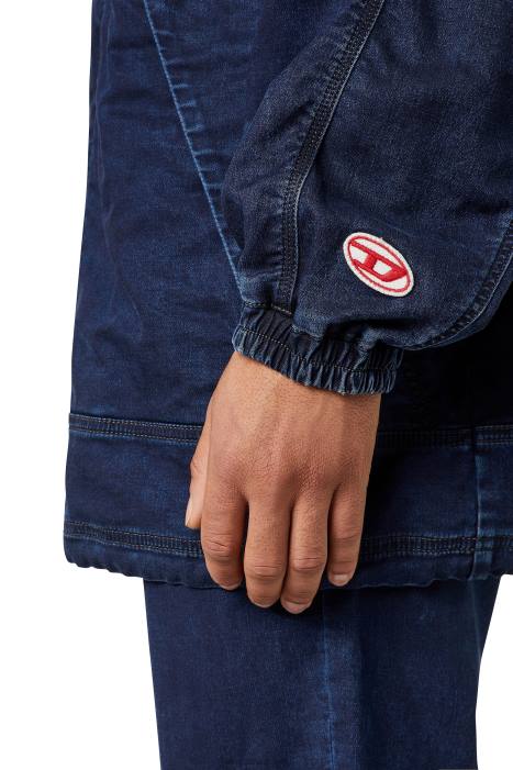 Diesel Men d-rodney joggjeans windbreaker FLL037 Apparel Dark Blue