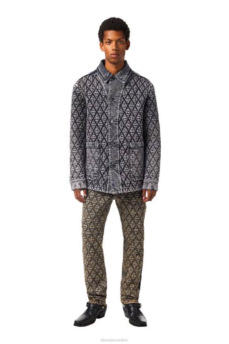 Diesel Men d-rolk-fs1 FLL035 Apparel Dark Blue