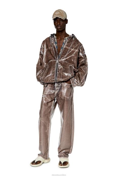 Diesel Men d-spark-fsc FLL078 Apparel Brown