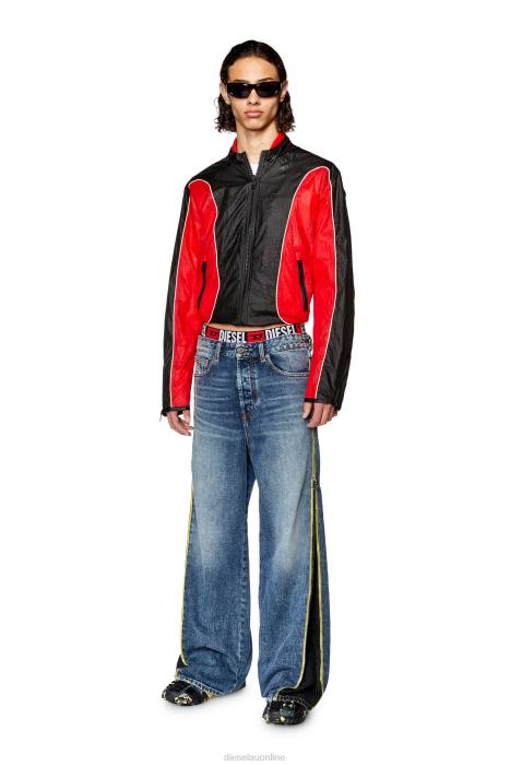 Diesel Men j-blinkid-a FLL011 Apparel Red/Black