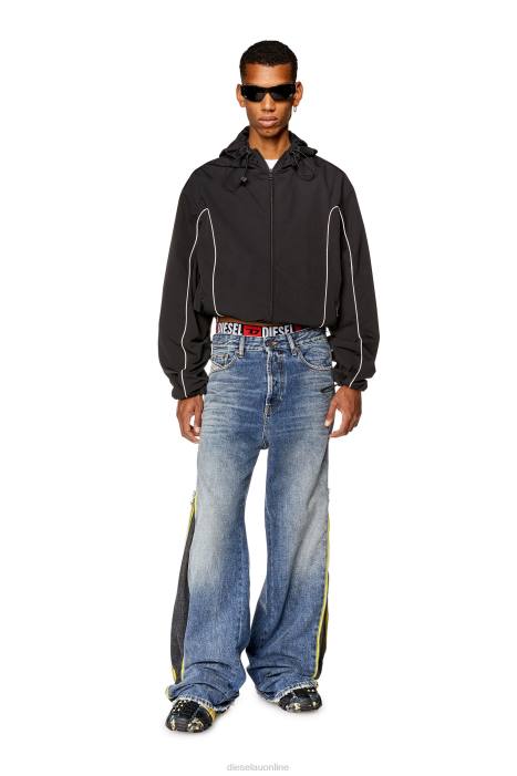 Diesel Men j-hivessin FLL027 Apparel Black