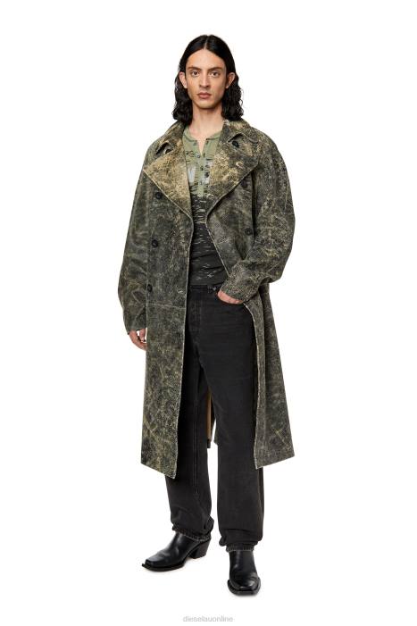 Diesel Men l-delirious FLL067 Apparel Beige/Black