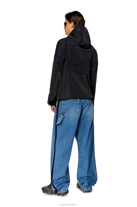 Diesel Men w-henness FLL019 Apparel Black