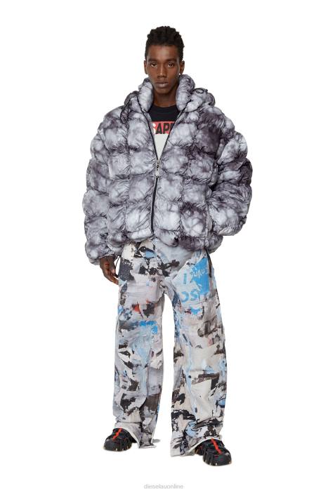 Diesel Men w-ralle FLL034 Apparel Grey