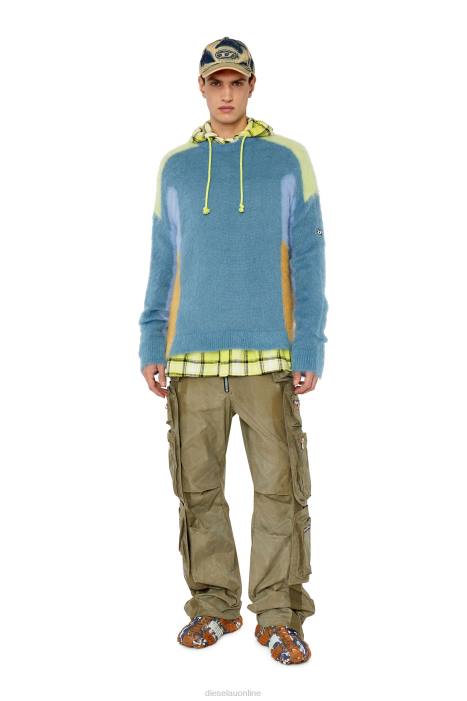 Diesel Men k-arney FLL0105 Apparel Light Blue