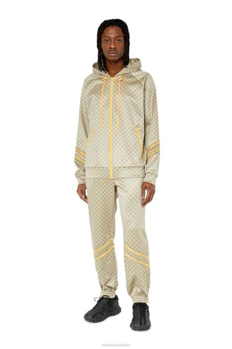 Diesel Men amsb-flavie-ht30 FLL0382 Apparel Military Green