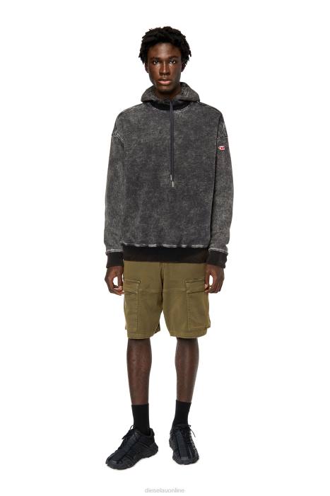 Diesel Men d-krooley-cargo-short jogg FLL0379 Apparel Military Green