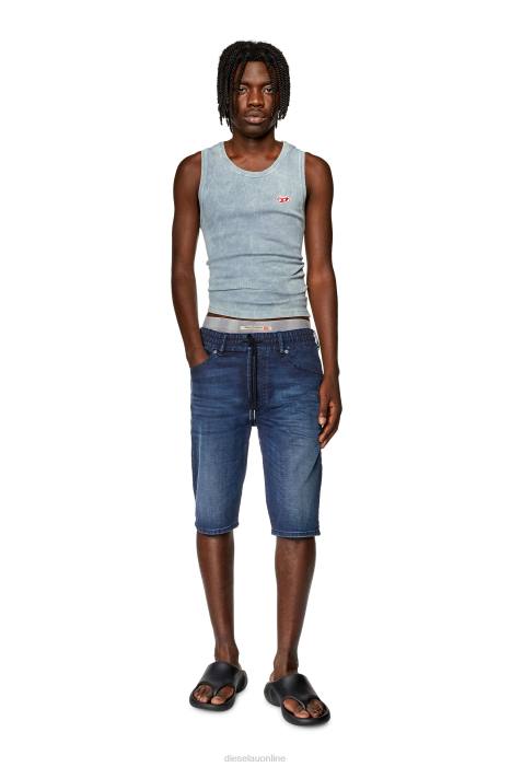 Diesel Men d-krooley-short jogg FLL0353 Apparel Dark Blue