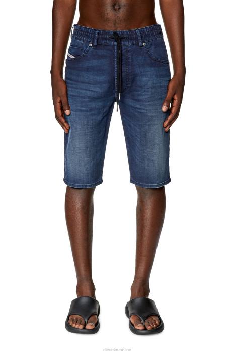 Diesel Men d-krooley-short jogg FLL0353 Apparel Dark Blue