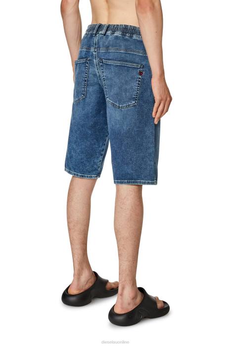 Diesel Men d-krooley-short jogg FLL0354 Apparel Medium blue