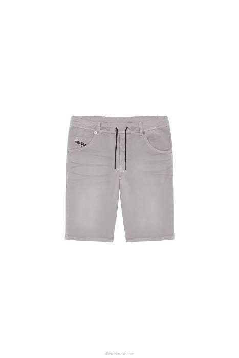 Diesel Men d-krooshort joggjeans FLL0369 Apparel Grey