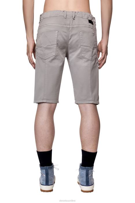 Diesel Men d-krooshort joggjeans FLL0369 Apparel Grey