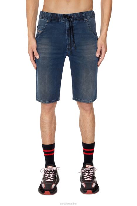 Diesel Men d-krooshort joggjeans FLL0422 Apparel Dark Blue