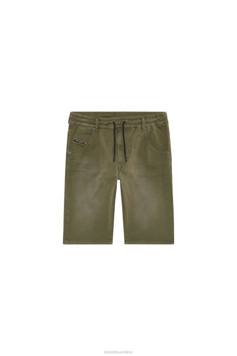 Diesel Men d-krooshort-z joggjeans FLL0370 Apparel Green