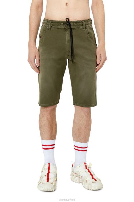 Diesel Men d-krooshort-z joggjeans FLL0370 Apparel Green