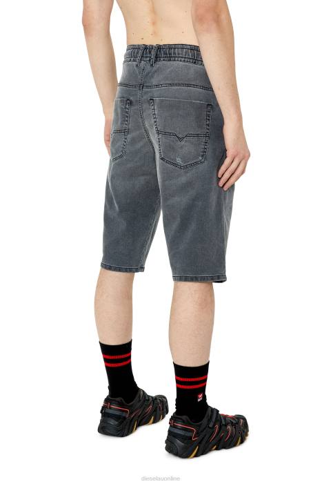 Diesel Men d-krooshort-z joggjeans FLL0373 Apparel Black