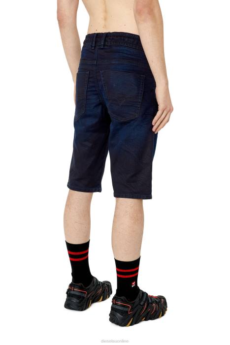 Diesel Men d-krooshort-z joggjeans FLL0393 Apparel Dark Blue