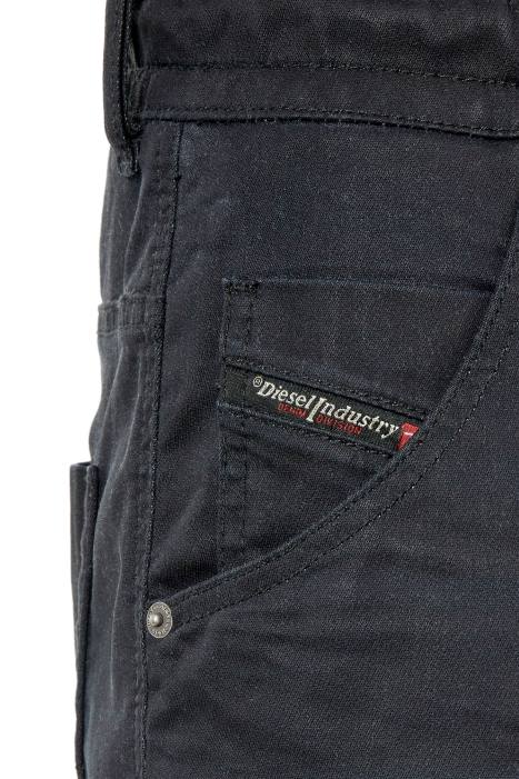 Diesel Men d-krooshort-z joggjeans FLL0394 Apparel Black/Dark grey