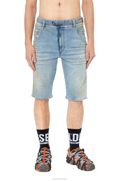 Diesel Men d-krooshort-z-t FLL0389 Apparel Light Blue