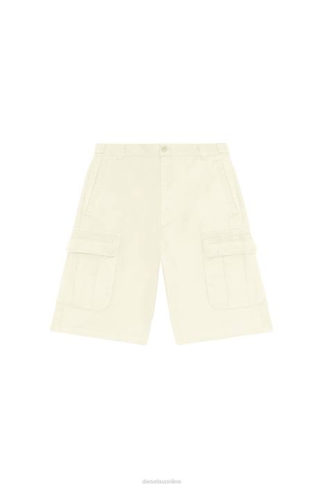 Diesel Men p-argy-short FLL0416 Apparel White