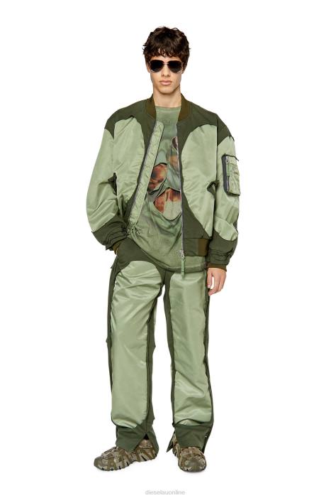 Diesel Men p-crossy FLL0420 Apparel Green