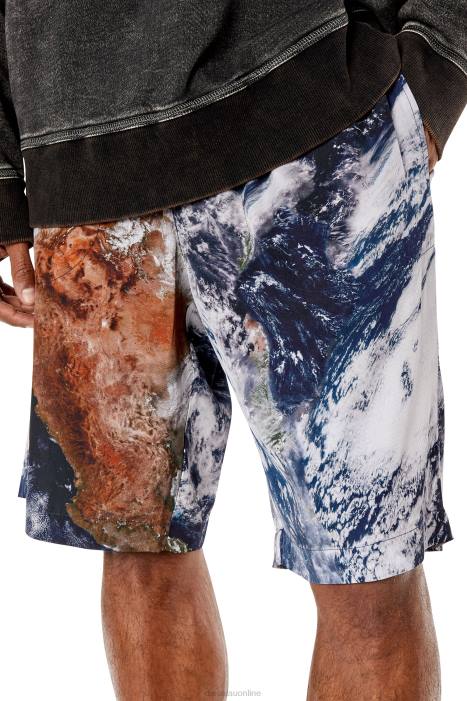 Diesel Men p-ferg-cmf FLL0358 Apparel Black/White