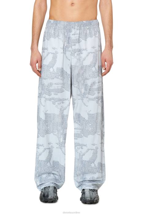 Diesel Men p-fergy-e FLL0406 Apparel Blue/Grey