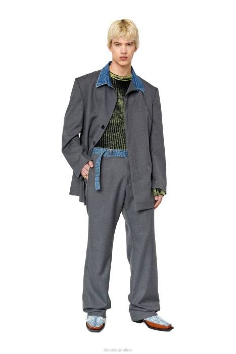 Diesel Men p-gold-a FLL0342 Apparel Dark grey