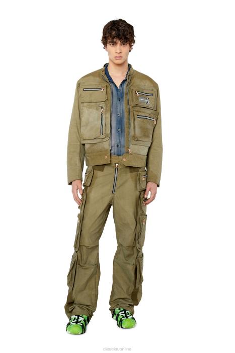 Diesel Men p-kon FLL0412 Apparel Military Green