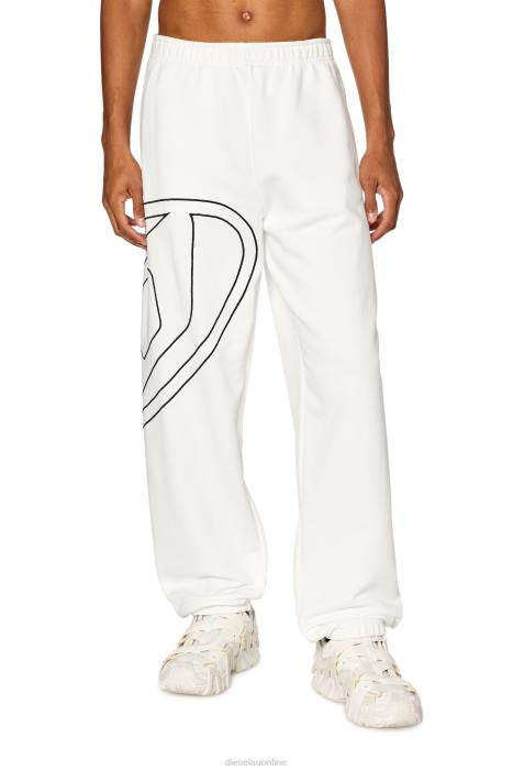 Diesel Men p-marky-megoval-d FLL0351 Apparel White