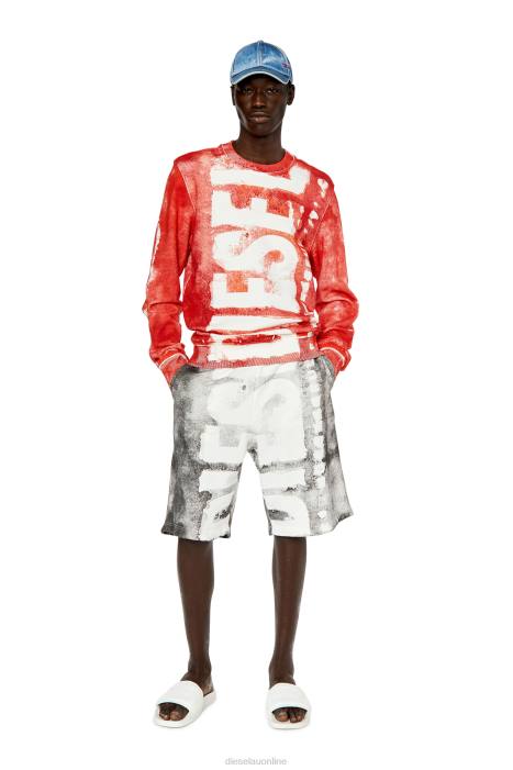 Diesel Men p-marshy FLL0348 Apparel Grey