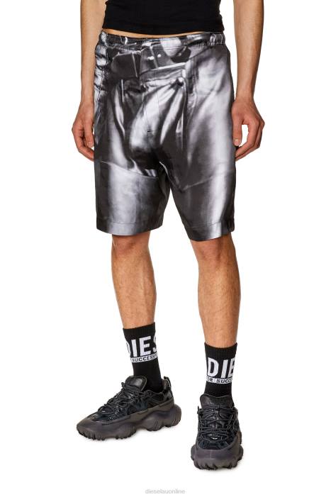 Diesel Men pr-p-toll-sho-23 FLL0344 Apparel Black