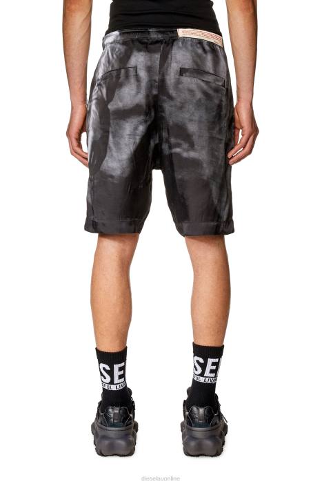 Diesel Men pr-p-toll-sho-23 FLL0344 Apparel Black