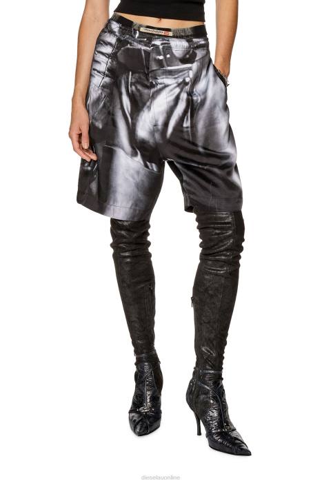 Diesel Men pr-p-toll-sho-23 FLL0344 Apparel Black