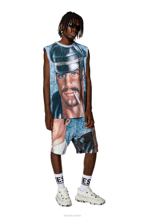 Diesel Men pr-p-toll-sho-23a FLL0357 Apparel Blue