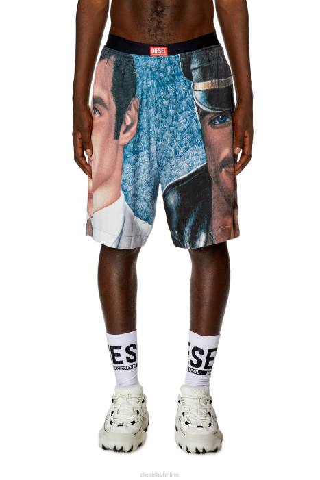 Diesel Men pr-p-toll-sho-23a FLL0357 Apparel Blue