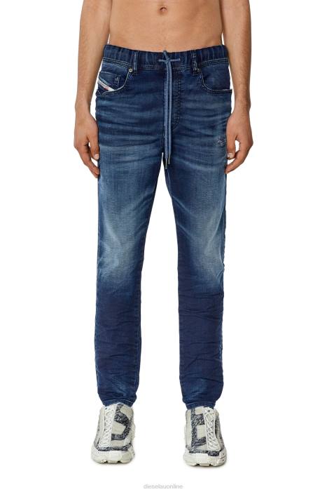 Diesel Men slim e-spender joggjeans 068fq FLL0352 Apparel Dark Blue