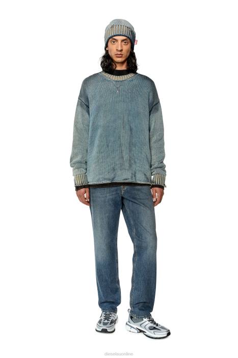 Diesel Men tapered jeans 2023 d-finitive 09f74 FLL0341 Apparel Medium blue