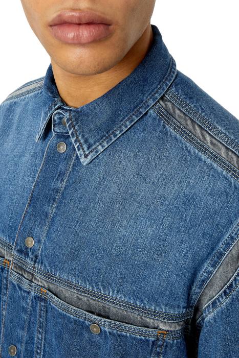 Diesel Men d-hor-fss FLL0322 Apparel Medium blue