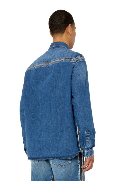 Diesel Men d-hor-fss FLL0322 Apparel Medium blue