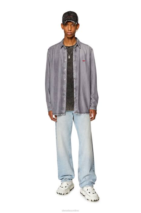 Diesel Men d-simply FLL0297 Apparel Grey