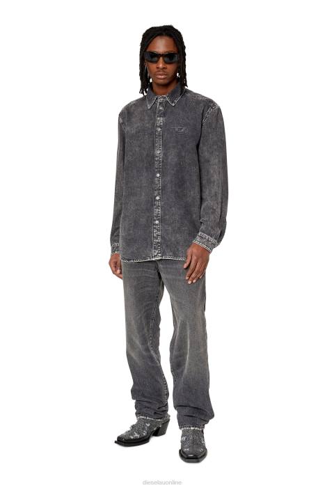 Diesel Men d-simply FLL0330 Apparel Black/Dark grey